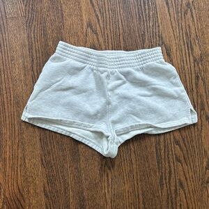 TNA Women's Athletic light Gray Sweat Shorts